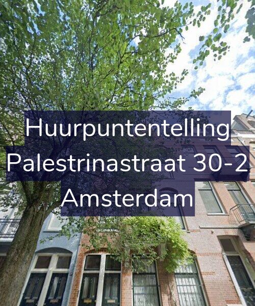 Foto gevel Huurpuntentelling voor Palestrinastraat 30-2, Amsterdam