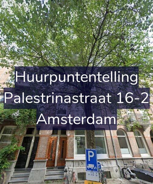 Foto gevel Huurpuntentelling voor Palestrinastraat 16-2, Amsterdam