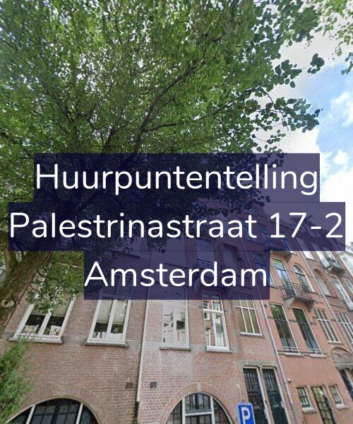 Foto gevel Huurpuntentelling voor Palestrinastraat 17-2, Amsterdam