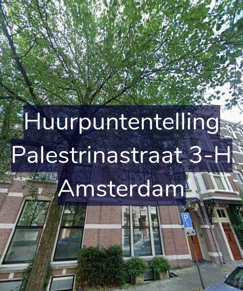 Foto gevel Huurpuntentelling voor Palestrinastraat 3-H, Amsterdam