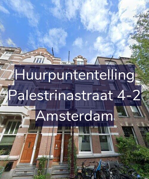 Foto gevel Huurpuntentelling voor Palestrinastraat 4-2, Amsterdam