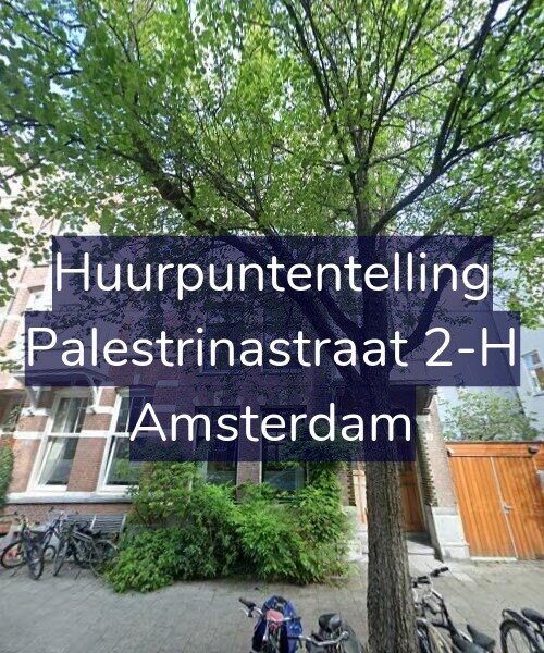 Foto gevel Huurpuntentelling voor Palestrinastraat 2-H, Amsterdam