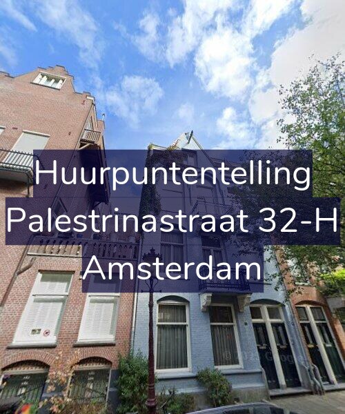 Foto gevel Huurpuntentelling voor Palestrinastraat 32-H, Amsterdam