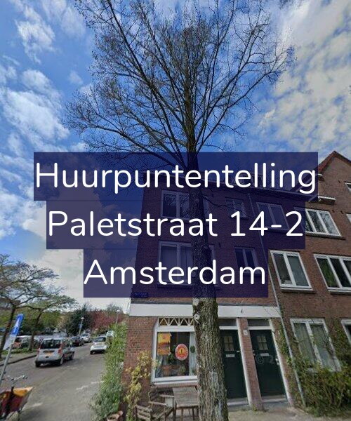 Foto gevel Huurpuntentelling voor Paletstraat 14-2, Amsterdam