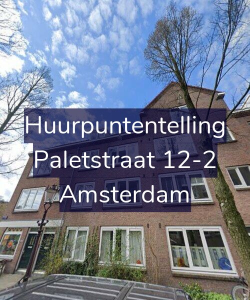 Foto gevel Huurpuntentelling voor Paletstraat 12-2, Amsterdam