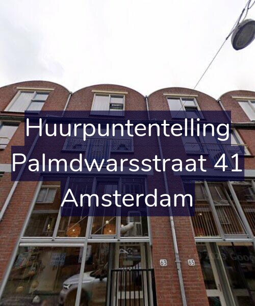 Foto gevel Huurpuntentelling voor Palmdwarsstraat 41, Amsterdam