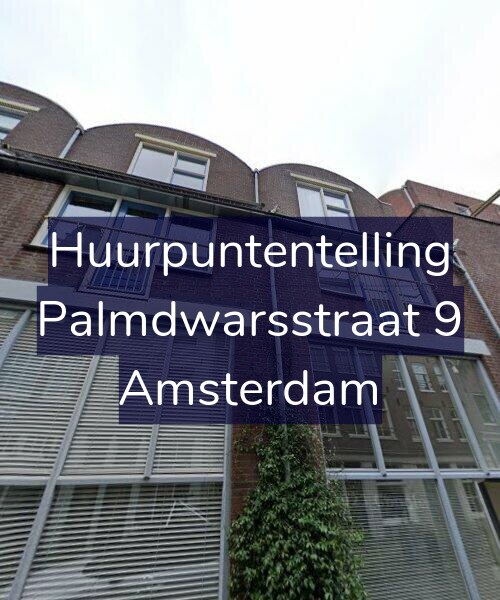 Foto gevel Huurpuntentelling voor Palmdwarsstraat 9, Amsterdam