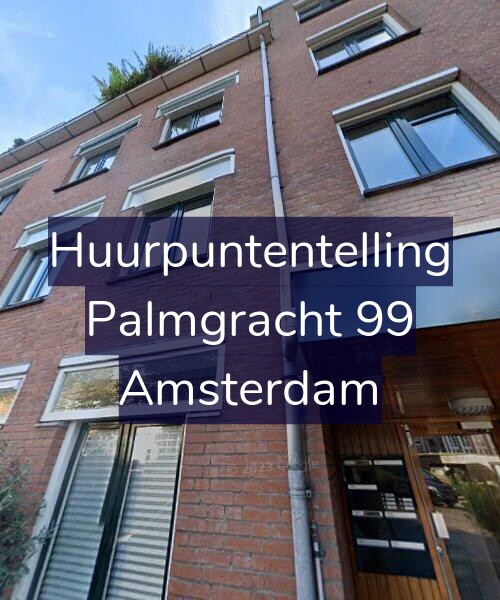 Foto gevel Huurpuntentelling voor Palmgracht 99, Amsterdam