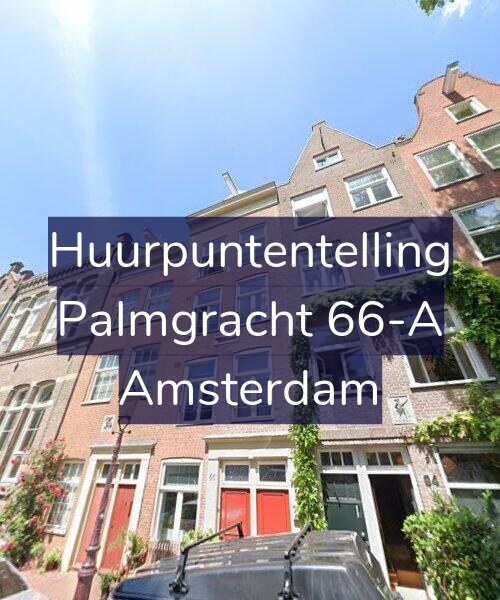 Foto gevel Huurpuntentelling voor Palmgracht 66-A, Amsterdam