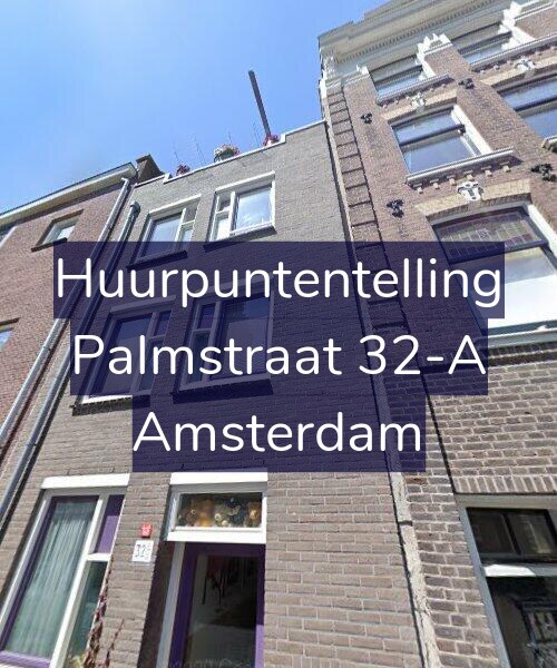 Foto gevel Huurpuntentelling voor Palmstraat 32-A, Amsterdam