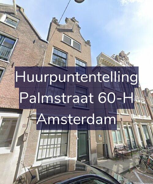 Foto gevel Huurpuntentelling voor Palmstraat 60-H, Amsterdam
