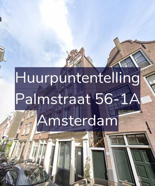 Foto gevel Huurpuntentelling voor Palmstraat 56-1A, Amsterdam