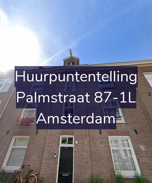 Foto gevel Huurpuntentelling voor Palmstraat 87-1L, Amsterdam