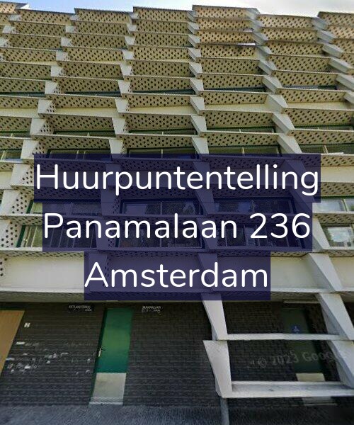Foto gevel Huurpuntentelling voor Panamalaan 236, Amsterdam
