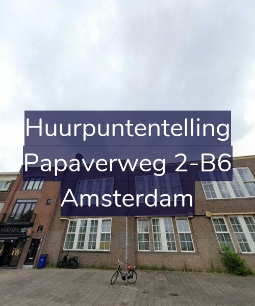 Foto gevel Huurpuntentelling voor Papaverweg 2-B6, Amsterdam