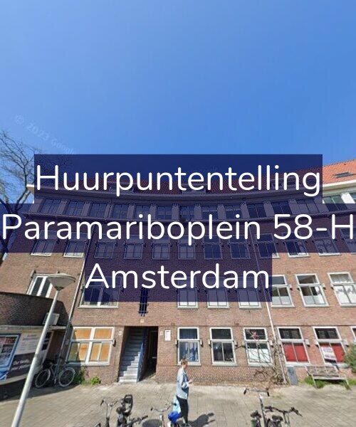 Foto gevel Huurpuntentelling voor Paramariboplein 58-H, Amsterdam
