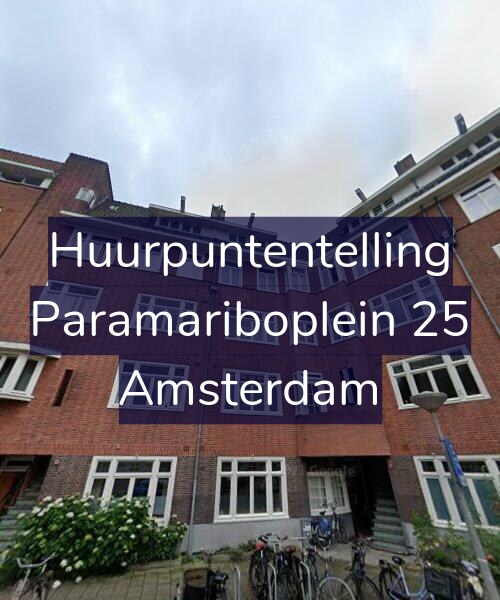 Foto gevel Huurpuntentelling voor Paramariboplein 25, Amsterdam