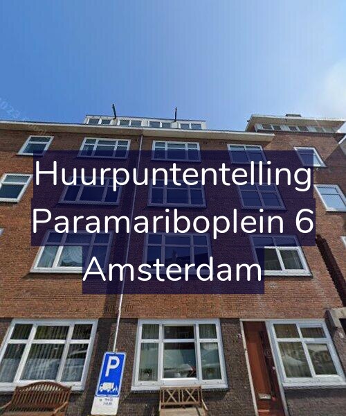 Foto gevel Huurpuntentelling voor Paramariboplein 6, Amsterdam