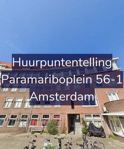 Foto gevel Huurpuntentelling voor Paramariboplein 56-1, Amsterdam