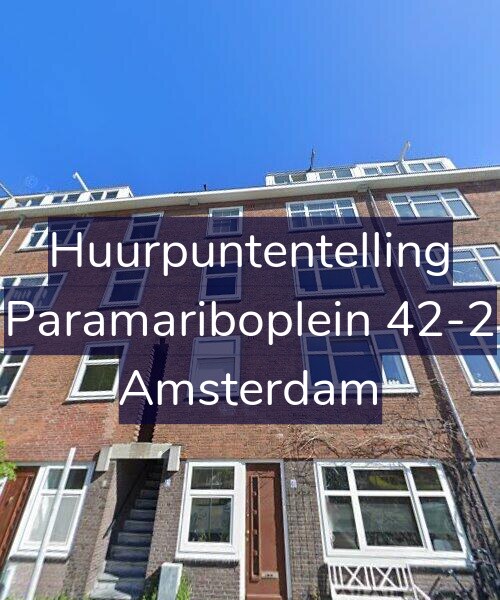 Foto gevel Huurpuntentelling voor Paramariboplein 42-2, Amsterdam