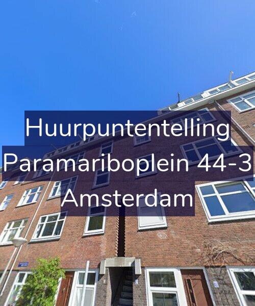 Foto gevel Huurpuntentelling voor Paramariboplein 44-3, Amsterdam