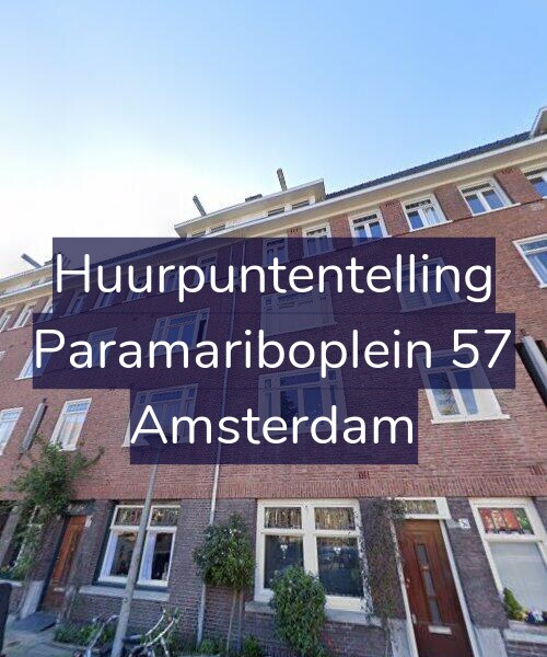 Foto gevel Huurpuntentelling voor Paramariboplein 57, Amsterdam