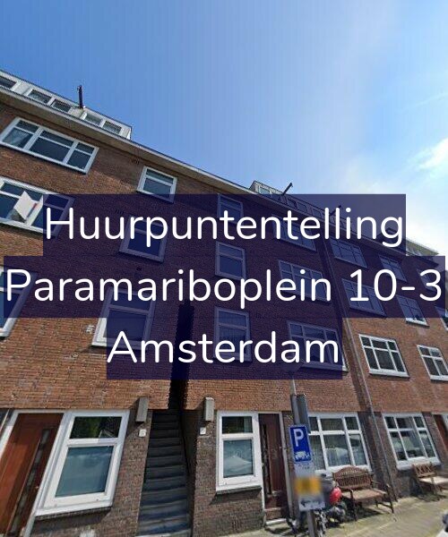 Foto gevel Huurpuntentelling voor Paramariboplein 10-3, Amsterdam
