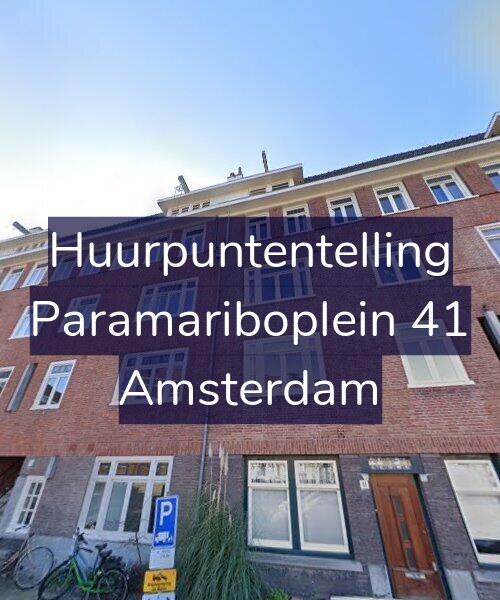 Foto gevel Huurpuntentelling voor Paramariboplein 41, Amsterdam