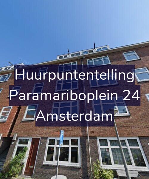 Foto gevel Huurpuntentelling voor Paramariboplein 24, Amsterdam