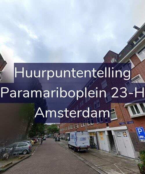 Foto gevel Huurpuntentelling voor Paramariboplein 23-H, Amsterdam