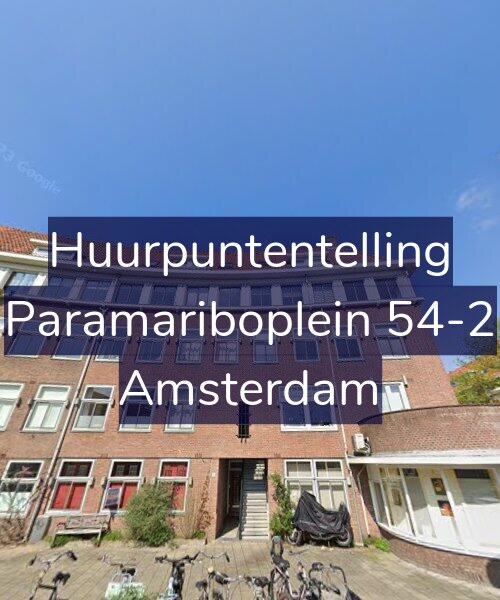 Foto gevel Huurpuntentelling voor Paramariboplein 54-2, Amsterdam