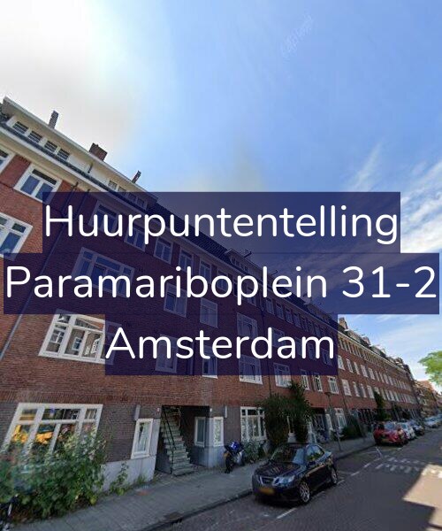 Foto gevel Huurpuntentelling voor Paramariboplein 31-2, Amsterdam