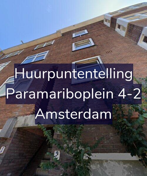Foto gevel Huurpuntentelling voor Paramariboplein 4-2, Amsterdam