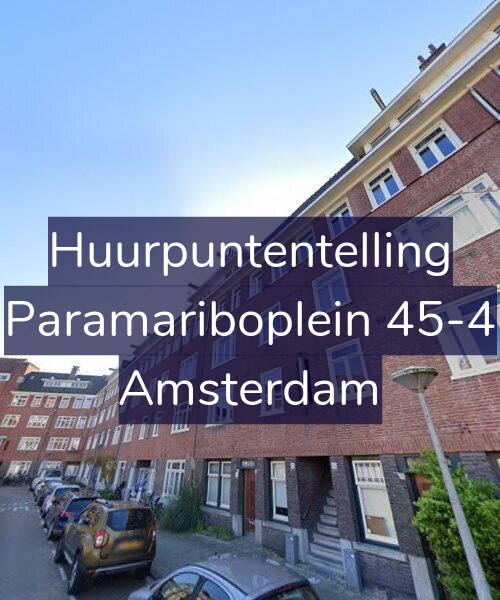 Foto gevel Huurpuntentelling voor Paramariboplein 45-4, Amsterdam