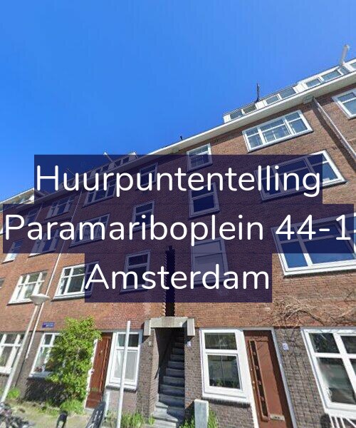 Foto gevel Huurpuntentelling voor Paramariboplein 44-1, Amsterdam