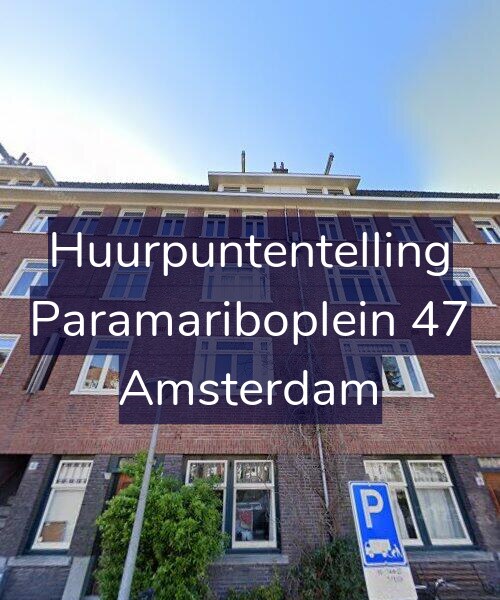 Foto gevel Huurpuntentelling voor Paramariboplein 47, Amsterdam