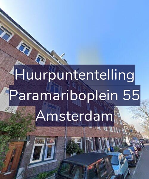 Foto gevel Huurpuntentelling voor Paramariboplein 55, Amsterdam