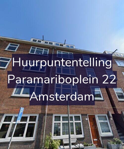 Foto gevel Huurpuntentelling voor Paramariboplein 22, Amsterdam