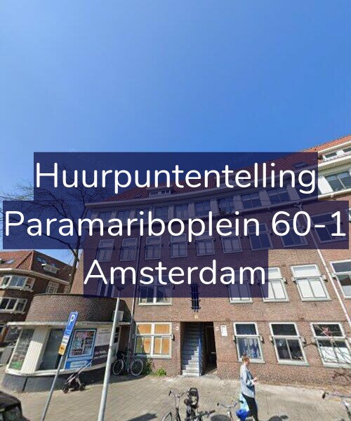 Foto gevel Huurpuntentelling voor Paramariboplein 60-1, Amsterdam