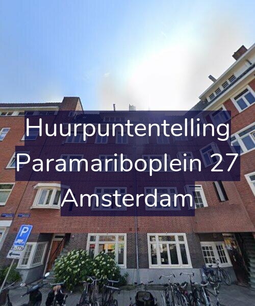 Foto gevel Huurpuntentelling voor Paramariboplein 27, Amsterdam