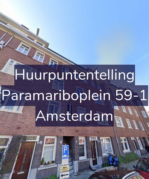 Foto gevel Huurpuntentelling voor Paramariboplein 59-1, Amsterdam