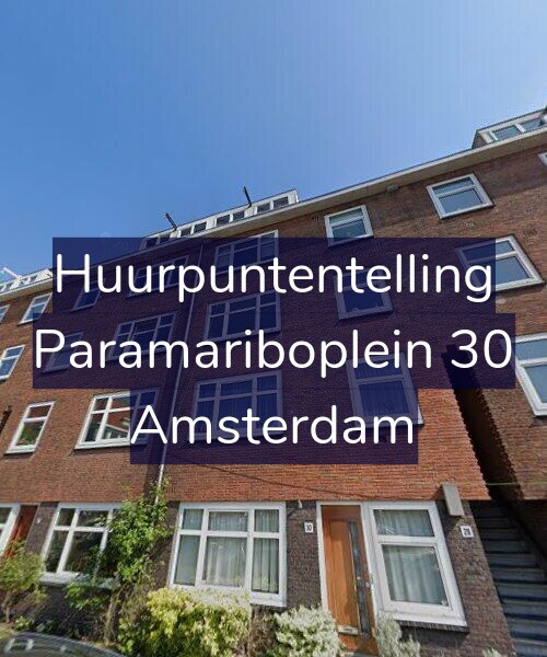 Foto gevel Huurpuntentelling voor Paramariboplein 30, Amsterdam