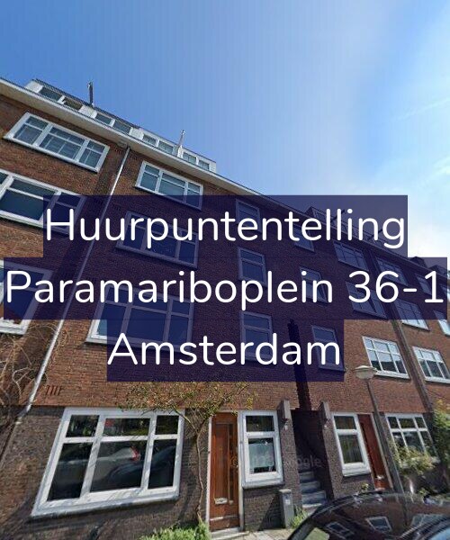Foto gevel Huurpuntentelling voor Paramariboplein 36-1, Amsterdam
