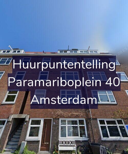 Foto gevel Huurpuntentelling voor Paramariboplein 40, Amsterdam