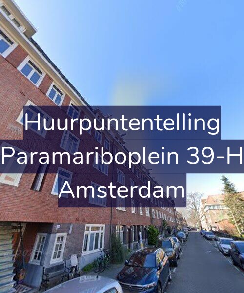Foto gevel Huurpuntentelling voor Paramariboplein 39-H, Amsterdam