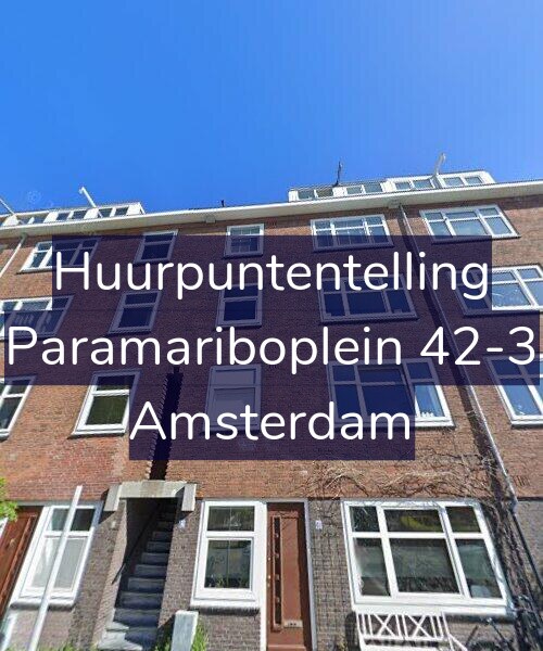 Foto gevel Huurpuntentelling voor Paramariboplein 42-3, Amsterdam