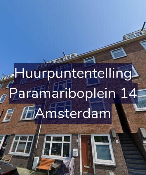 Foto gevel Huurpuntentelling voor Paramariboplein 14, Amsterdam