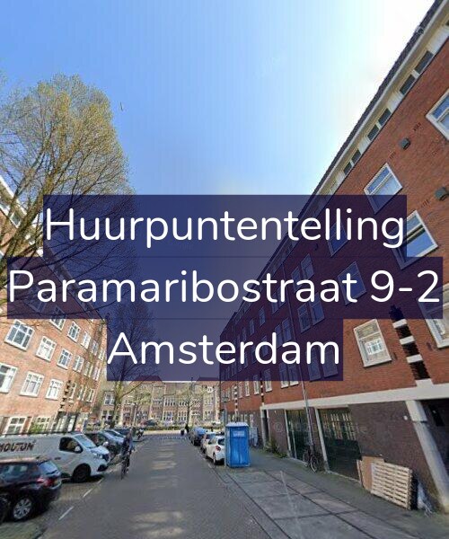 Foto gevel Huurpuntentelling voor Paramaribostraat 9-2, Amsterdam