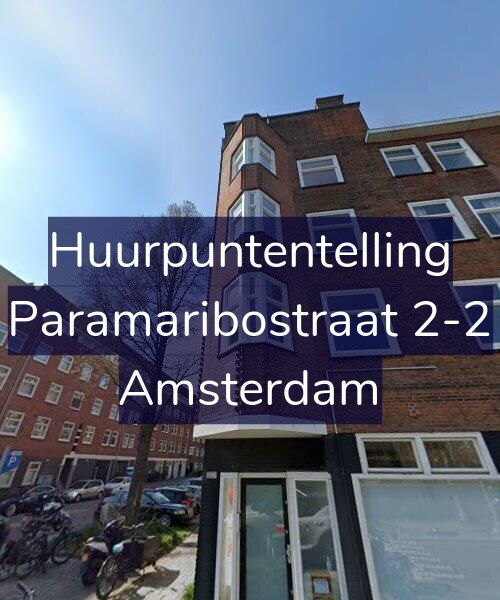 Foto gevel Huurpuntentelling voor Paramaribostraat 2-2, Amsterdam