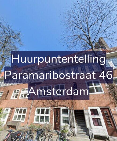Foto gevel Huurpuntentelling voor Paramaribostraat 46, Amsterdam